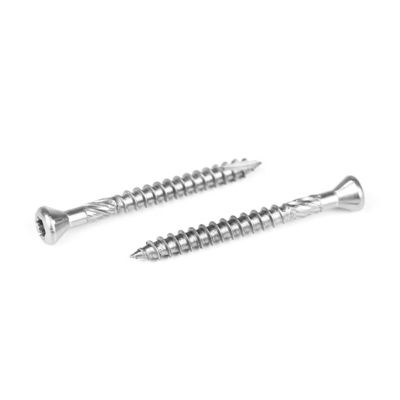 カスタマイズされた黒亜鉛板仕上げ Countersunk Head フレンズ 木のスクリュー WPCデッキ用