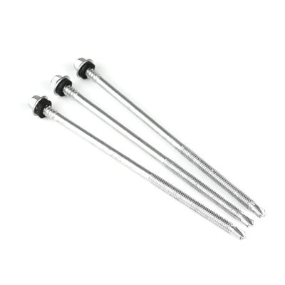 サンドイッチパネル ロングセルフドリリングスクリュー ST5.5x140 亜鉛付ステンレス鋼 バイメタルテック