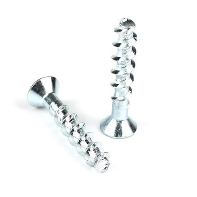 10B21 炭素鋼 M5x35mm 自己掘削 フラットヘッド トルックス ブロック壁用コンクリートスクリュー