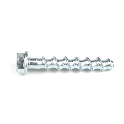 M8x60mm フレンズヘッド HEX 純仕上げと炭素鋼材のコンクリートスクリュー