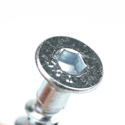 コンクリートアンカーボルト スクロール 炭素鋼 M6x50mm ヘックスソケット フラットヘッド T/T 支払い