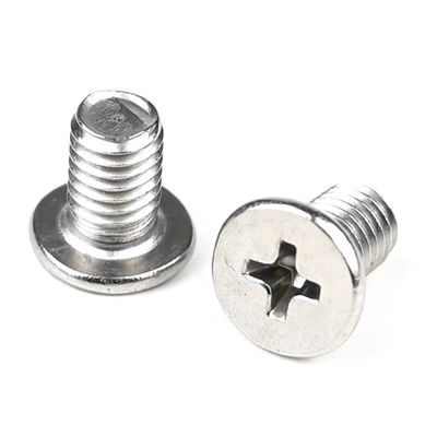 100%QCテストされたステンレス鋼フラットフィリップス M5 X 8mm 商品棚のための機械螺栓