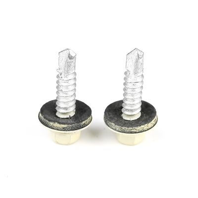 25mmの黄色ヘックスフレンズヘッドをガルバン化した ドアの木造構造のためのセルフドリリングスクリュー
