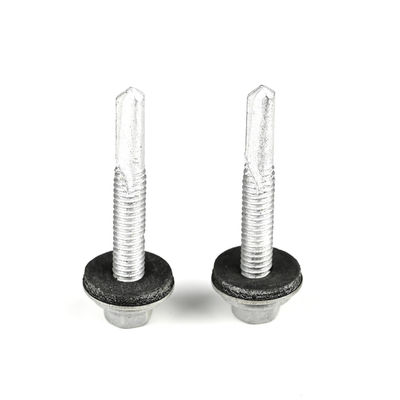 ワイファーヘッドヘックステック 5.5x38 バイメタルDIN7504 EPDM洗浄機付きバイメタルセルフドリリングスクリュー