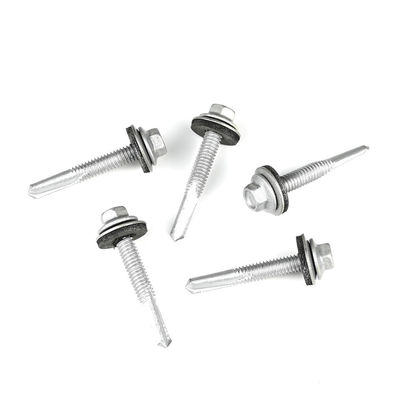 ワイファーヘッドヘックステック 5.5x38 バイメタルDIN7504 EPDM洗浄機付きバイメタルセルフドリリングスクリュー