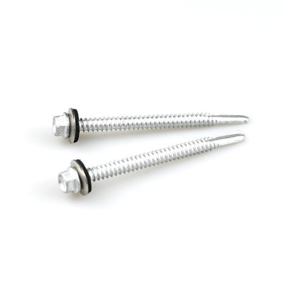 12 -14x75 ステンレス鋼 自転掘削 屋根スクリュー テック 二金属スクリュー 洗濯機