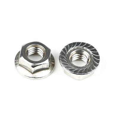 カスタマイズ可能な Din6923 A2 ステンレス鋼 六角フレンズナッツ M6 1mm