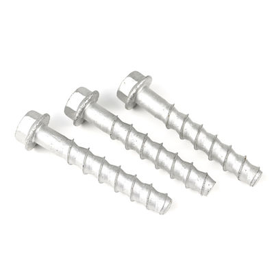 重量コンクリートスクリューボルト 亜鉛仕上げと 90mm 長度 メトリック測定