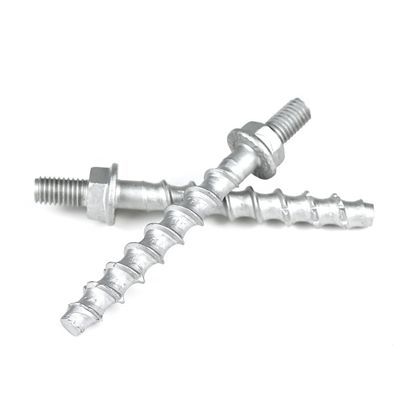 亜鉛仕上げ M10 メトロトンネル用のヘックスフレンズヘッド枠ボルト 12mm コンクリートスクリュー