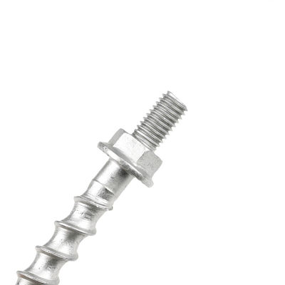亜鉛仕上げ M10 メトロトンネル用のヘックスフレンズヘッド枠ボルト 12mm コンクリートスクリュー