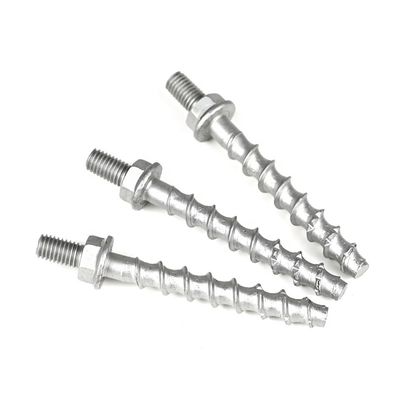 亜鉛仕上げ M10 メトロトンネル用のヘックスフレンズヘッド枠ボルト 12mm コンクリートスクリュー