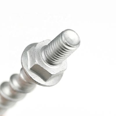 亜鉛仕上げ M10 メトロトンネル用のヘックスフレンズヘッド枠ボルト 12mm コンクリートスクリュー