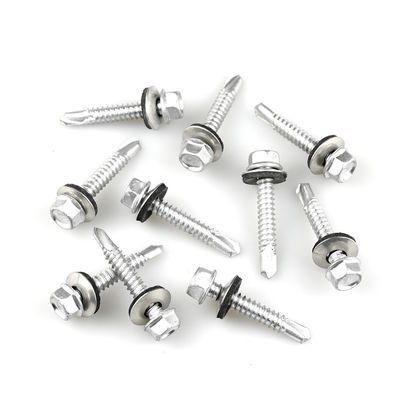 Bimetal 304 Ruspert 316 Hex 洗濯機ヘッド 屋根層プレートのための自己タッピングドリリングスクリュー