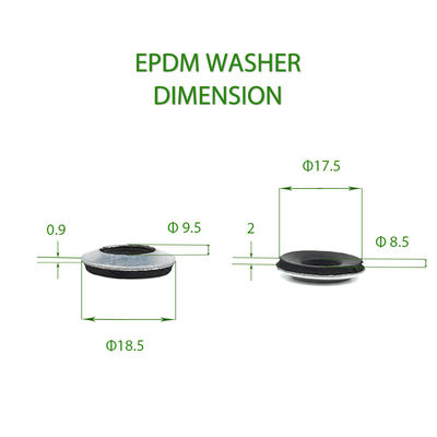 防腐 アルミネオプレン 裏付け 結合 密封 黒 Epdm 洗濯機 複合式 防水 ガスケット