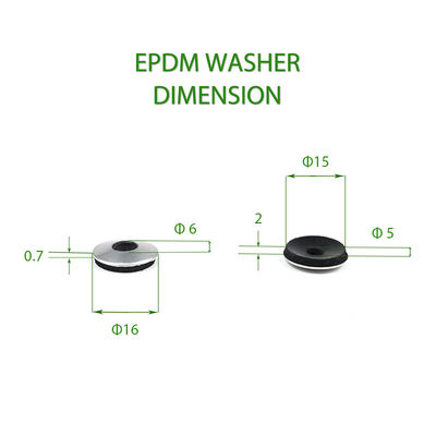 高温耐性ネオプレン EPDM ゴム洗濯機 メタル挿入ガスケット 耐久性