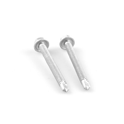 カップヘッド GB スタンダード M6.3x65mm 自掘式 二重金属屋根シート金属スクリュー