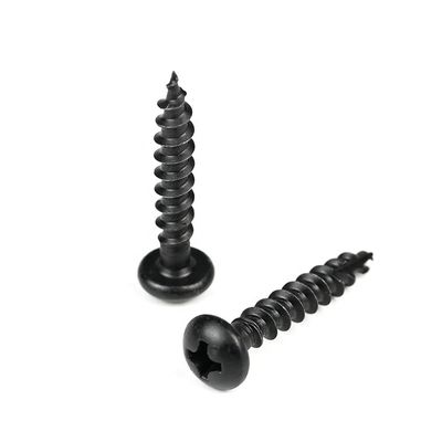 電気家具 16mm 黒丸フィリップス チップボード スクロール ハーデンデザイン