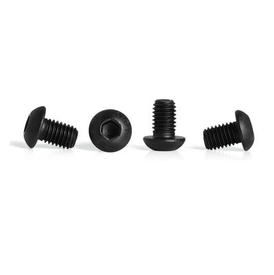 DIN7380 M6 ブラックオキシド ヘックスソケットヘッド キャップ トロニッロボルト アレンボルト ボタンヘッドボルト 8mm-70mm