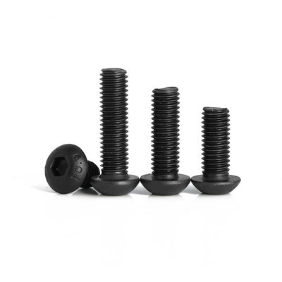 DIN7380 M6 ブラックオキシド ヘックスソケットヘッド キャップ トロニッロボルト アレンボルト ボタンヘッドボルト 8mm-70mm