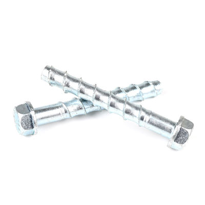 100%QC試験 M16 125mm 炭素鋼 六角ボルト 亜鉛塗装 自己掘削アンカー