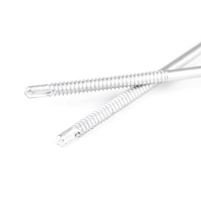 Ss410 ヘックス 洗濯機 ヘッド セルフ ドリリング スクリュー EPDM 洗濯機 6.3x180mm と 亜鉛 コーティング