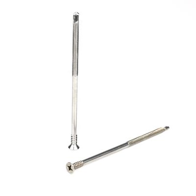 125mm テック スクロール 部分糸 フラットヘッド フィリップス 自己 掘削 スクロール フラットベッド
