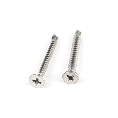 トップ Ss410 Phillips Cross Recess Csk フラットヘッド ステンレス セルフ ドリリング スクリュー