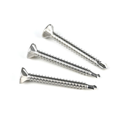 トップ Ss410 Phillips Cross Recess Csk フラットヘッド ステンレス セルフ ドリリング スクリュー