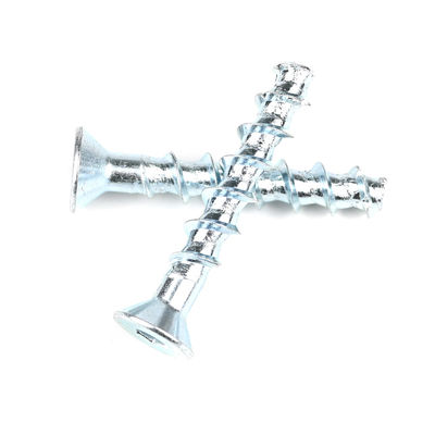 鋼亜鉛塗装ヘックスソケット フラットコンクリートスクリュー M6 50mm パーソナライズされたサポート