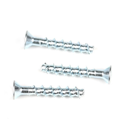 鋼亜鉛塗装ヘックスソケット フラットコンクリートスクリュー M6 50mm パーソナライズされたサポート