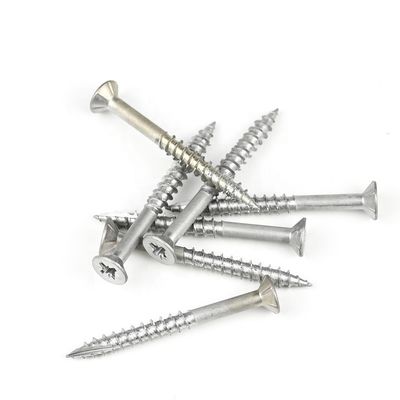 100%QC 試験 木工 410 ステンレス鋼 木製デッキ スクロール 50mm Countersunk Head