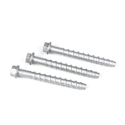 外壁の広告板のための平面完成型重用ヘキス亜鉛塗装コンクリートスクリューアンカー