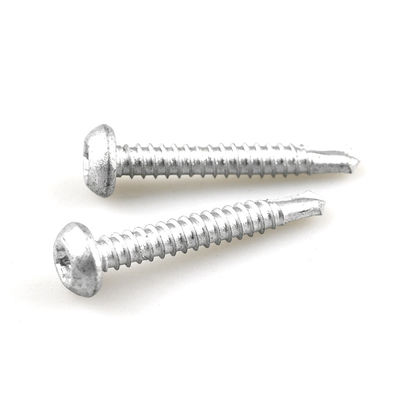 Sus304 Sus410 ステンレス 鋼 二金属 パン ヘッド トルックス セルフ 掘削 スクロール ラスペルト 仕上げ