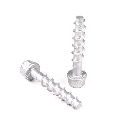 迅速な設置 M6 45mm 炭素鋼 掘削 自己アンカーボルト HEX ヘッドスタイル