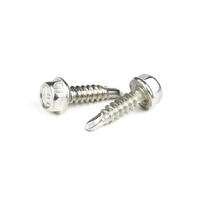 ZINC 仕上げ 熟練した製造 ヘックス 洗濯機頭 304 Tek ガソリンストーブのためのゴムとセルフスクリュー