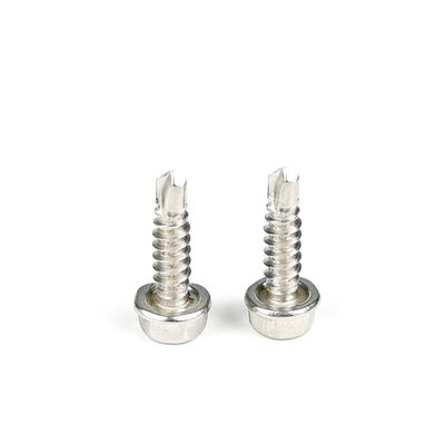 ZINC 仕上げ 熟練した製造 ヘックス 洗濯機頭 304 Tek ガソリンストーブのためのゴムとセルフスクリュー