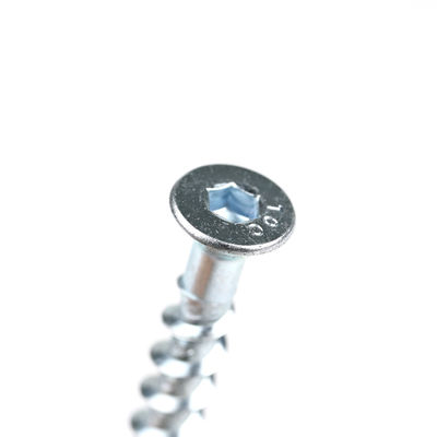 ヘックスヘッド M6 75mm 亜鉛塗装 フラットソケット 石工 固定ボルト 重用コンクリート