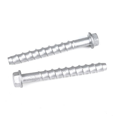 フラットヘッド 大直径 炭素スチール ヘックスメーソン 螺栓 M12 125mm 自己タッピング コンクリートスクリュー