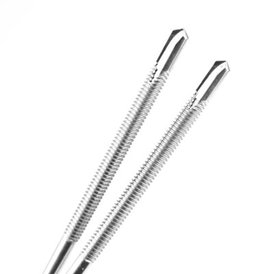 5.5x185mmZINC 完成鋼構造 5点ヘクサゴンヘッドウォッシャーとセルフタッピングスクリュー