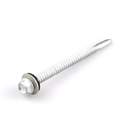 屋根固定バイメタル 自己タッピングスクリュー 5.5x140mm 100% QCテストのための Epdm洗浄機で
