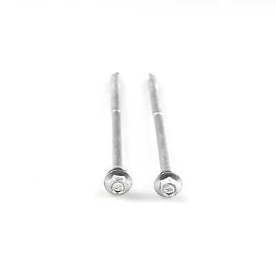 屋根固定バイメタル 自己タッピングスクリュー 5.5x140mm 100% QCテストのための Epdm洗浄機で