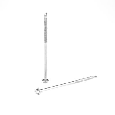木造構造 自動掘削螺栓 5.5x140mm ヘックス洗濯機頭と部分糸