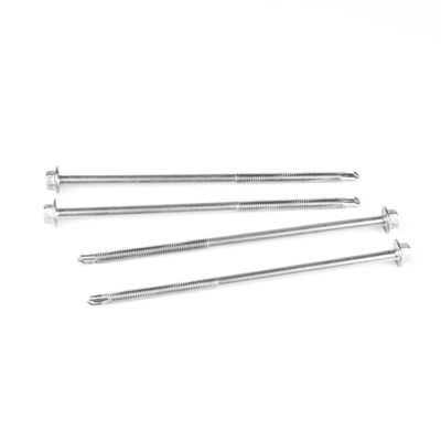 木造構造 自動掘削螺栓 5.5x140mm ヘックス洗濯機頭と部分糸