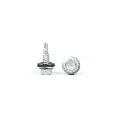 耐久性のためのEPDM洗濯機とフラットヘッドステンレスステールヘックスフラングセルフドリリングスクリュー