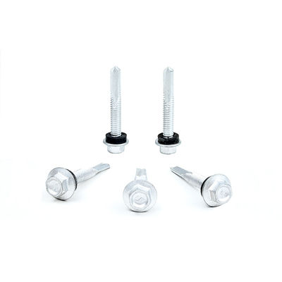 黄色ヘックスフレンズヘッド 屋根用スクリュー M5.5 X 38 自転タッピング メタルスクリュー Tek 5 屋根用自転穴掘りスクリュー