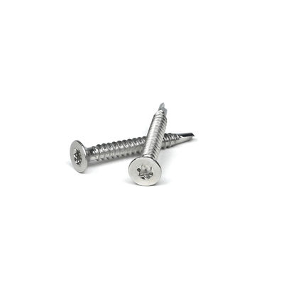 黄色ステンレススチール Sus 304 Csk Torx フラットヘッドセルフドリリングスクリュー インオックス3.9x25mm