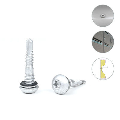 Epdm ウォッシャー ステンレス スチール セルフ 掘削 スクロール 16 / 12 x32 屋根パネルに Purlin