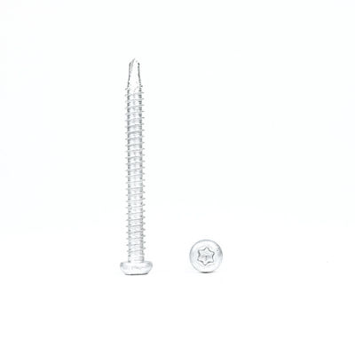 6.3x65 TPO PVC 複合膜ステンレス鋼 304 バイメタル トルックス ボタンヘッド 防水スクリュー
