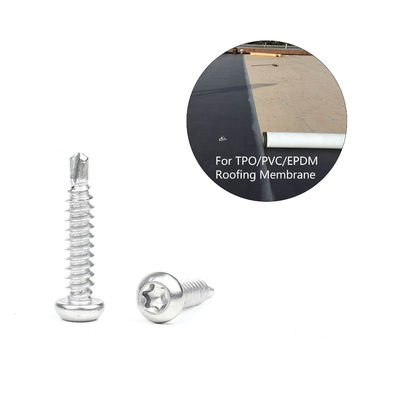 TPO/PVC/EPDM 屋根膜防水用の標準的な自己タッピングパンヘッドスクリュー