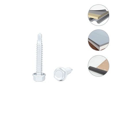 6.3x38 金属鉄鋼の屋根のスクリューのための二金属ヘックスフレンズコーティングトーニッロ TPO屋根